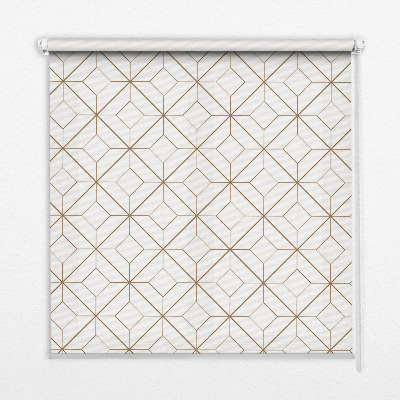 Roleta materiałowa Brązowe wzorki