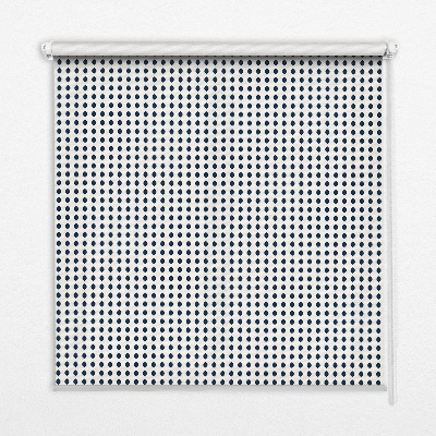 Roleta okienna Czarne owale