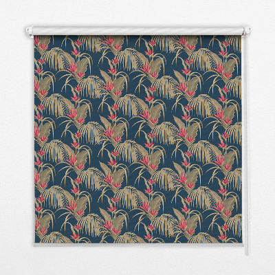 Roleta na okno Ciekawe rośliny