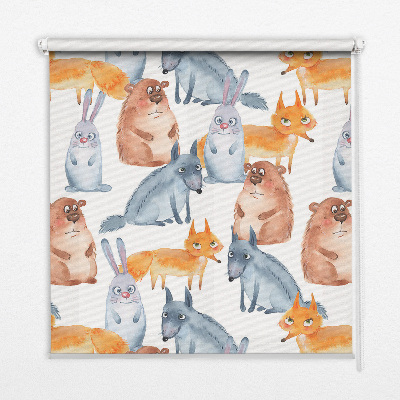 Roleta na okno Zwierzęta bajkowe