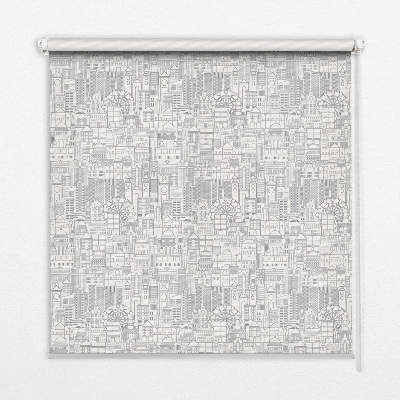 Roleta na okno Szkic miasta
