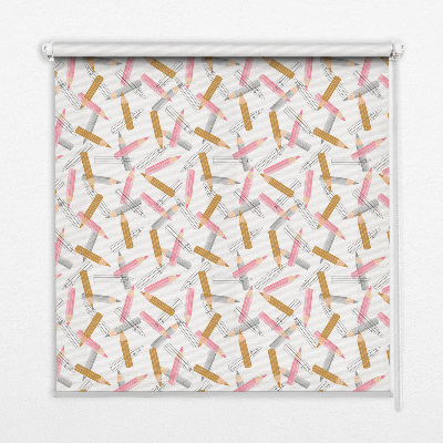 Roleta wewnętrzna Kredki kolorowe