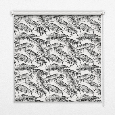 Roleta okienna wewnętrzna Paproć liście
