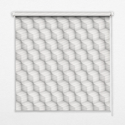 Roleta materiałowa 3D kostki