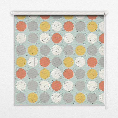 Roleta przeciwsłoneczna Gęsty wzór w kropki