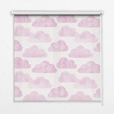 Roleta na drzwi balkonowe Różowe chmury