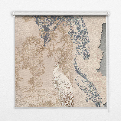 Roleta na okno Ptaki vintage