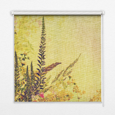 Roleta na okno Rośliny