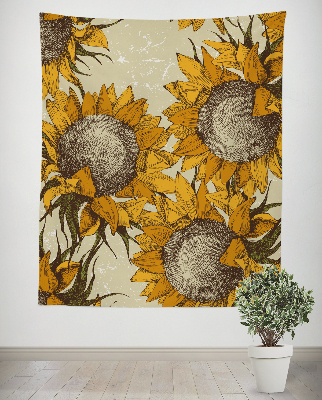 Gobelin poliestrowy Słoneczniki