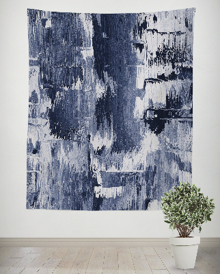 Plakat tekstylny Ciemna abstrakcja