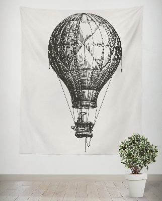 Plakat tekstylny Retro balon