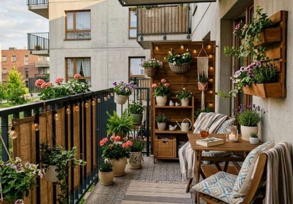 Jak stworzyć przytulny balkon w bloku?