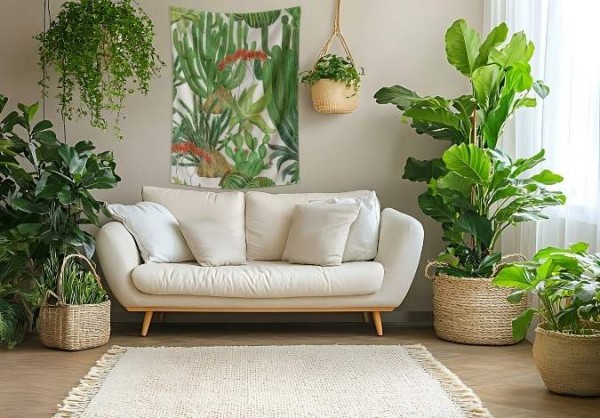 Wnętrza inspirowane naturą - jak zaprosić zieleń do domu